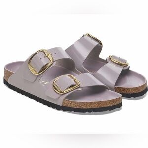 Birkenstock Arizona Hammered Big Buckle
Natural Leather Patent